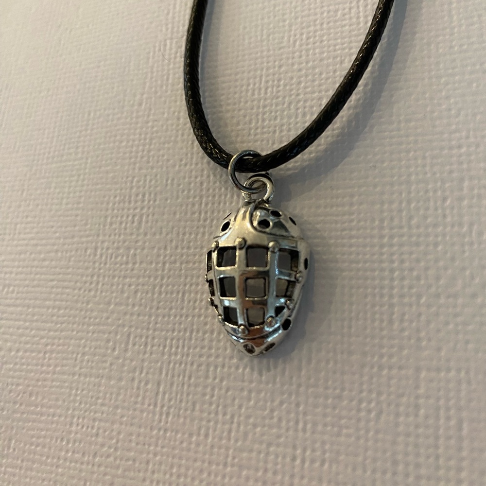 Goalie Hockey Cord Necklace